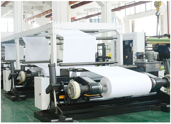 A4 paper cutting machine discharging part