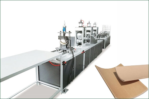 curved paper angle protector machine