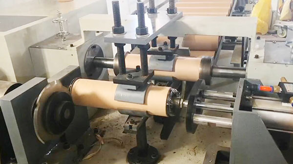 paper tube grinding and polishing machine with slotting