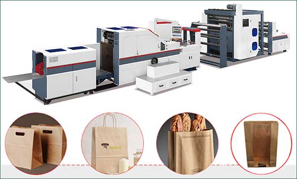 square buttom paper bag making machine