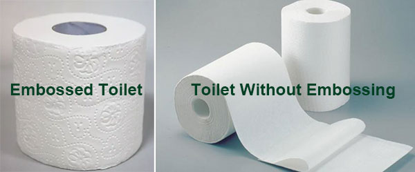 2 different toilet paper
