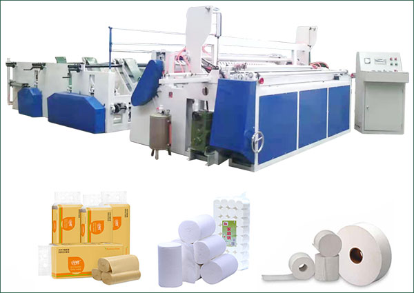 automatic toilet paper rewinding machine