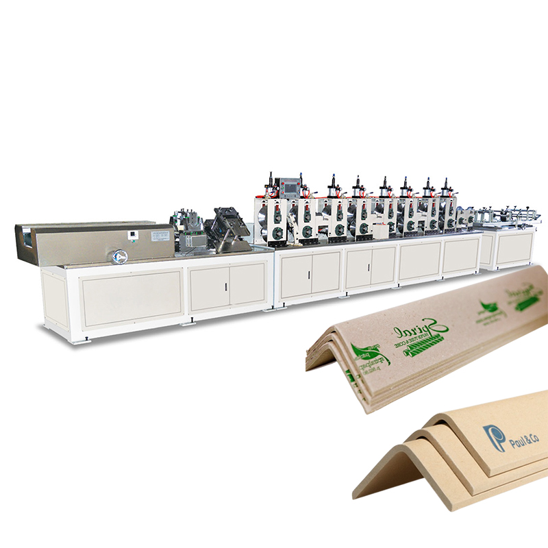 Cardboard Paper Edge Protector Machine With Printing Function