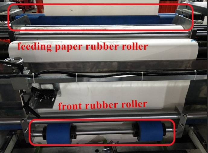 paper rubber roller
