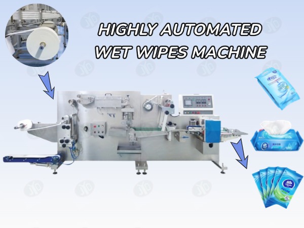 Highly Automated Wet Wipes Machine with Z Fold for Sale